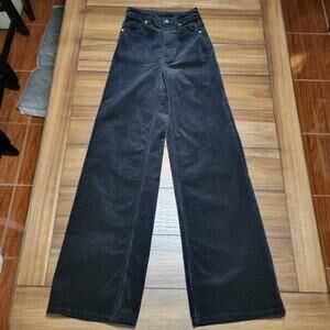 H&M Divided Black Corduroy Pants - Size 0